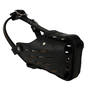 REDLINE K-9 Leather Dog Muzzle
