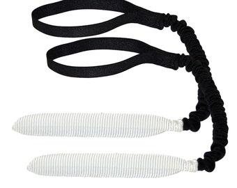 REDLINE K-9 Bundle of 2 White Fire Hose Bungee Dog 10 inch Tug Toy
