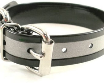 RedLine K9 Reflective All Weather Biothane Dog Collars 1&quot; Wide