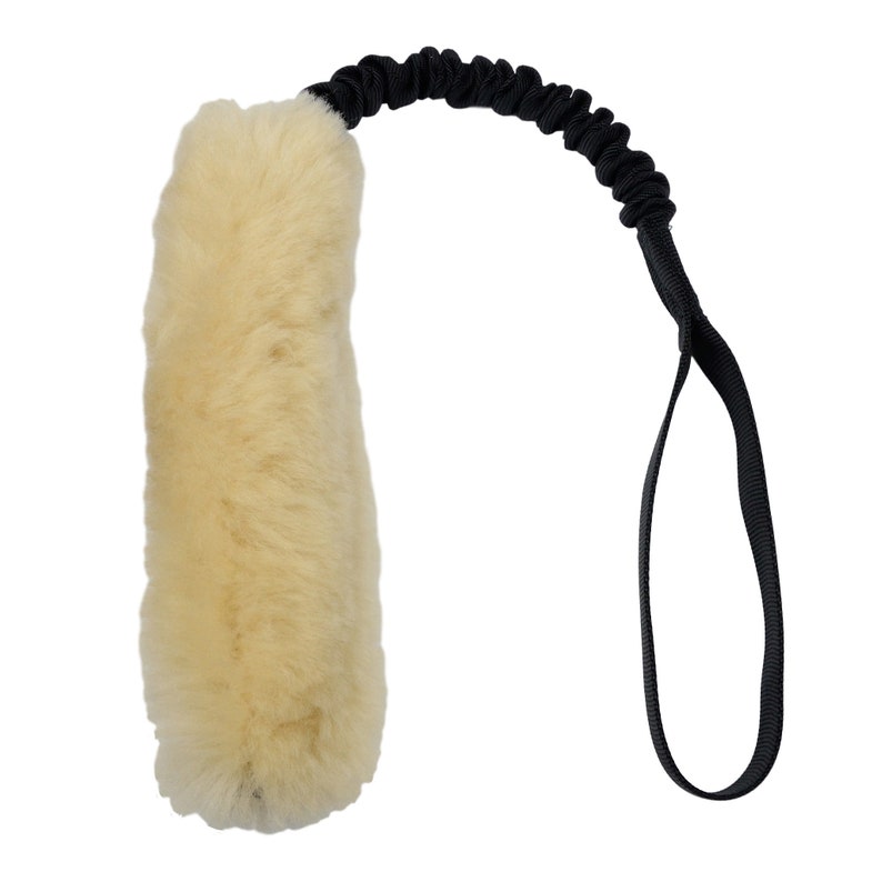 Redline K9 Sheepskin Bungee Dog Tug Toy Etsy