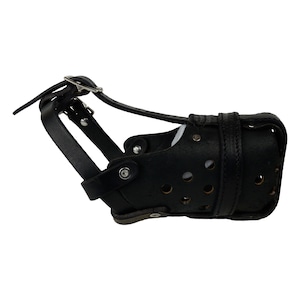REDLINE K-9 Leather Agitation Police Dog Muzzle