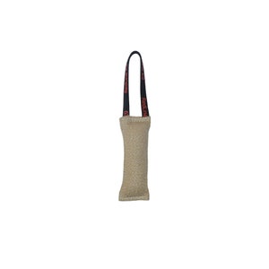 RedLine K9 Jute Dog Tug Toy (3 inch X 8 inch) 1 Handle