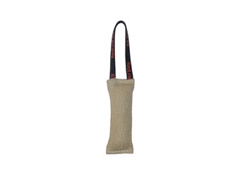RedLine K9 Jute Dog Tug Toy (3 inch X 8 inch) 1 Handle
