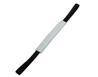 Soft Flat Rolled Leather 10" Tug Toy 2 Handles Redline K9