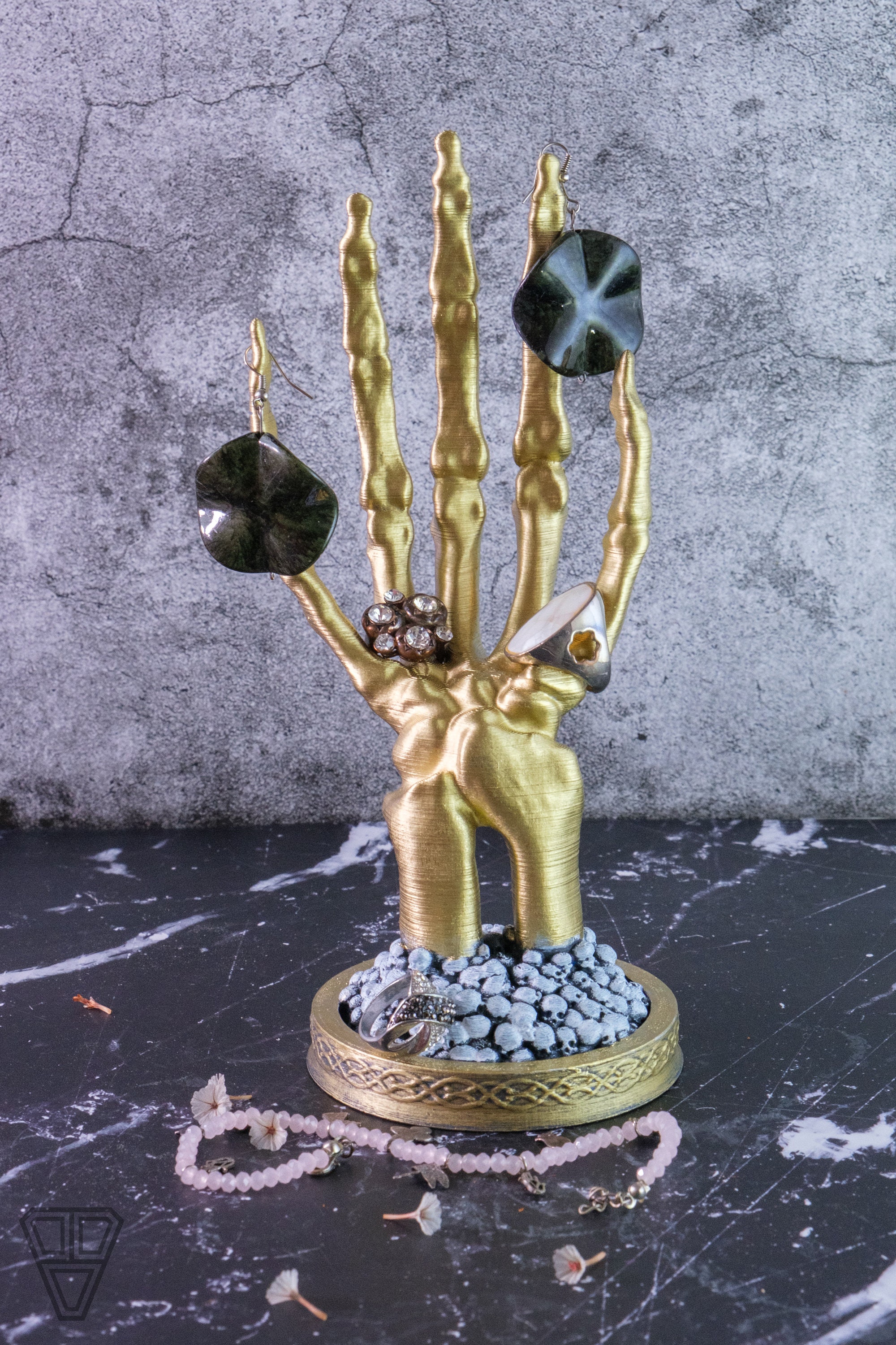 Skeleton Hand Jewelry Holder Gothic Ring Holder Jewelry Etsy