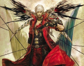 Devil May Cry Dante cross stitch pattern pdf format