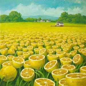 Lemon Field kruissteek patroon pdf formaat