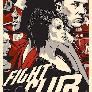 Fight Club kruissteek patroon pdf-formaat