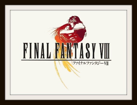 ファイナルファンタジー VIII ロゴクロスステッチパターン PDF 形式
