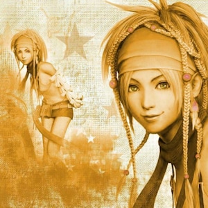 Final Fantasy Rikku kruissteek patroon pdf-formaat
