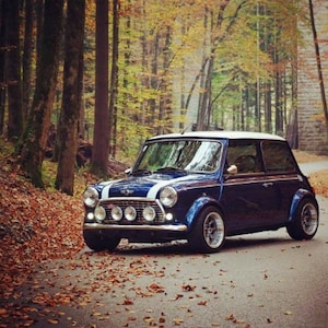 Mini Cooper Classic cross stitch pattern pdf format