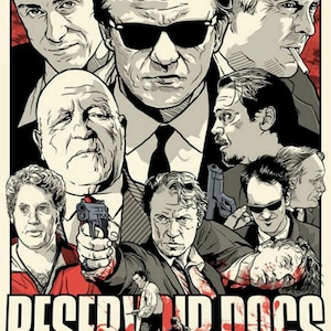 Reservoir Dogs kruissteek patroon pdf-formaat