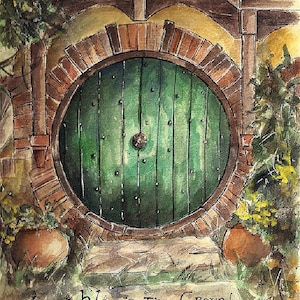 LOTR Hobbiton II kruissteek patroon pdf-formaat