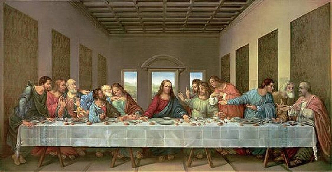 The Last Supper Cross Stitch Pattern Pdf Format Etsy