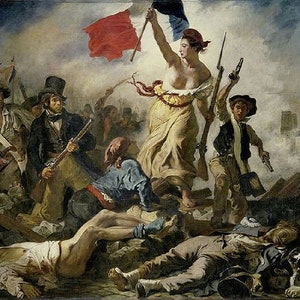 La Liberté Guidant Le Peuple kruissteek patroon pdf-formaat
