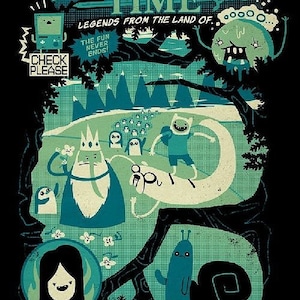 Adventure Time kruissteekpatroon in pdf-formaat