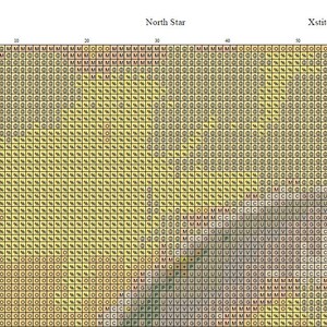 North Star Cross Stitch Pattern Pdf Format - Etsy