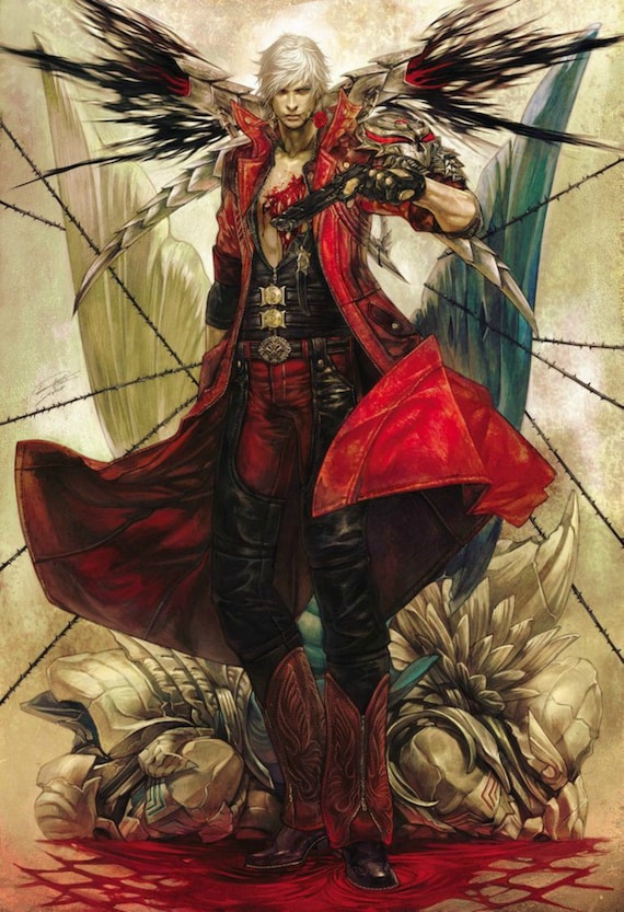 Devil May Cry Dante Cross Stitch Pattern Pdf Format 