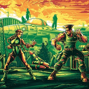 Street Fighter kruissteek patroon in pdf-formaat