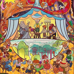 LOTR Bilbo Baggins 111e verjaardag kruissteekpatroon pdf-formaat