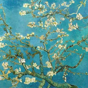 Amandelbloesems kruissteek patroon pdf-formaat