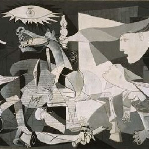 Format pdf de modèle de point de croix de Guernica