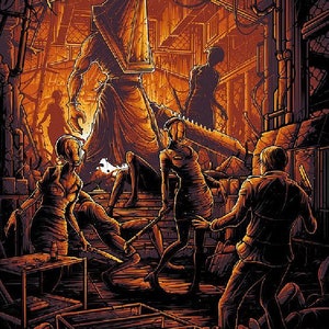 Silent Hill kruissteek patroon in pdf-formaat