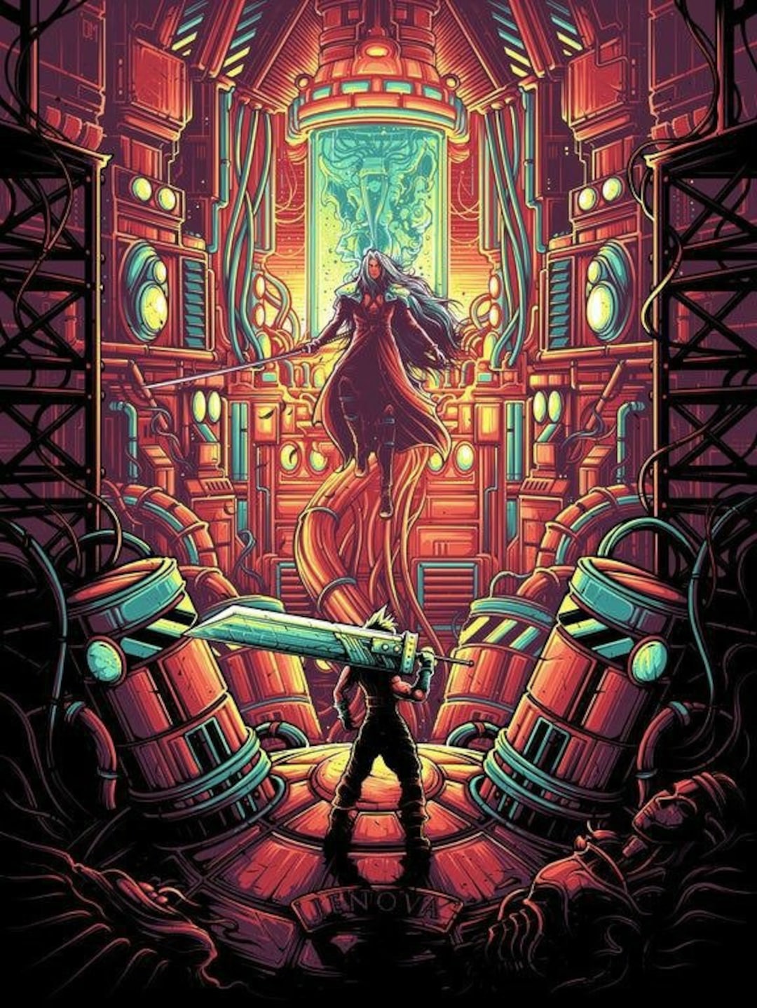 Final Fantasy VII Sephiroth & Jenova Cross Stitch Pattern Pdf