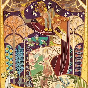 LOTR Forest King Gebrandschilderd Glas kruissteek patroon pdf-formaat