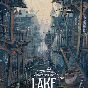 De Hobbit Welkom bij Lake Town kruissteek patroon pdf-formaat