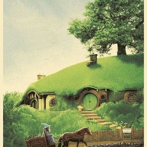 LOTR Hobbiton kruissteekpatroon pdf-formaat