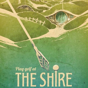 LOTR Play Golf bij The Shire kruissteek patroon pdf formaat