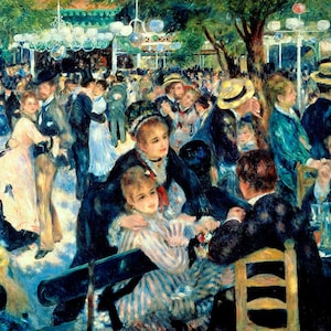 Moulin de la Galette motif point de croix format pdf