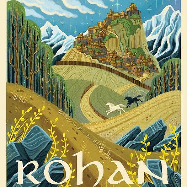 LOTR Rohan cross stitch pattern pdf format