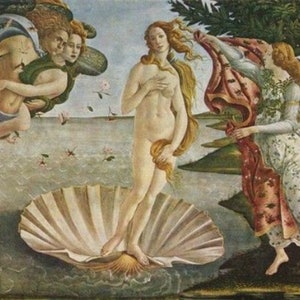 La naissance de Vénus par Boticelli point de croix modèle pdf format pdf