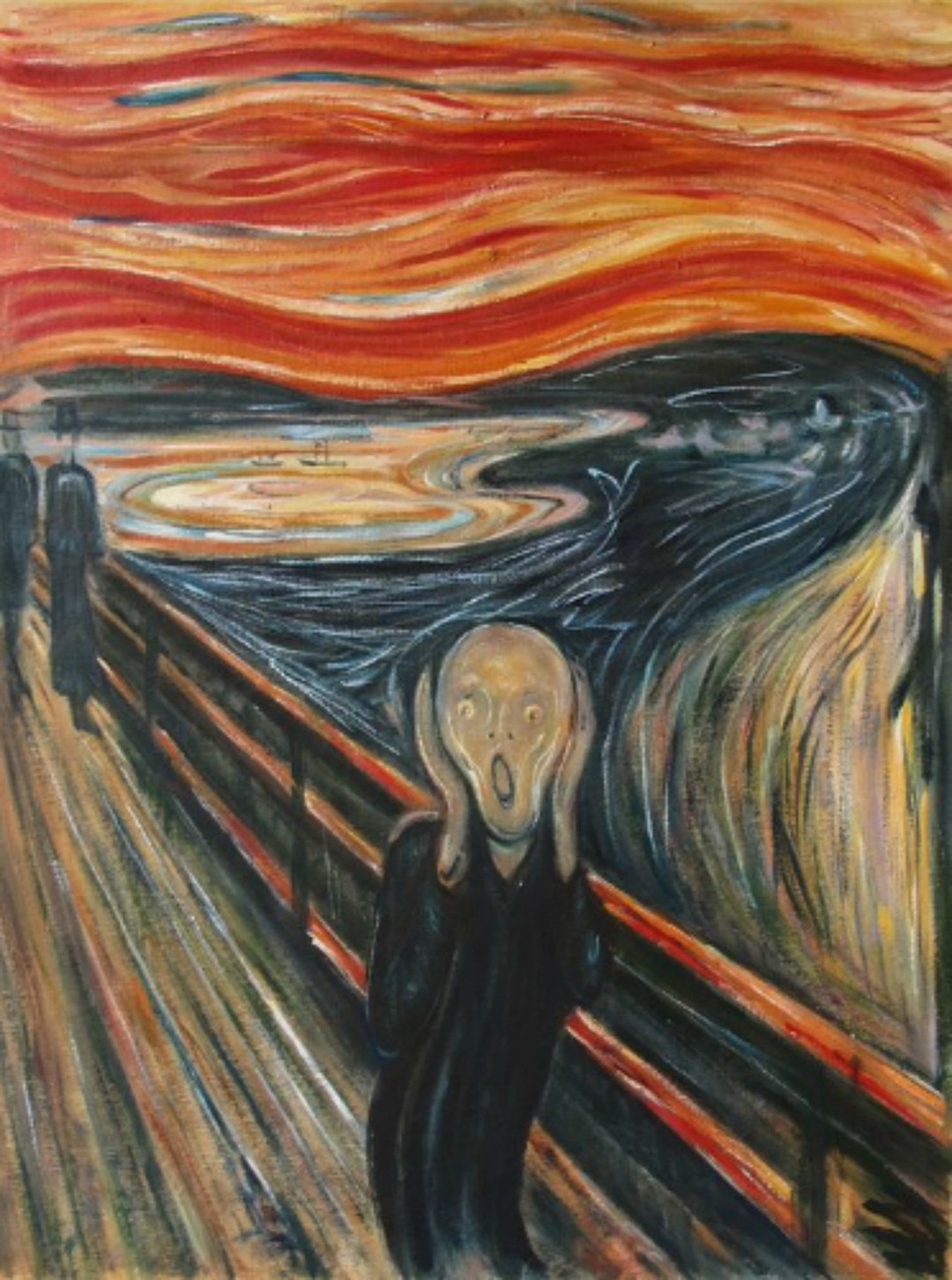 The Scream Cross Stitch Pattern Pdf Format - Etsy
