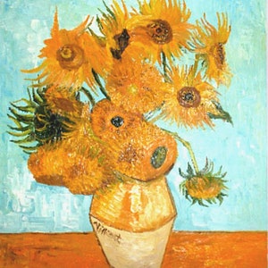 Zonnebloemen kruissteek patroon pdf-formaat