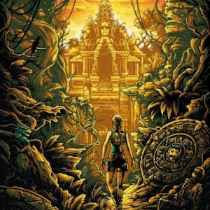 Tomb Raider kruissteek patroon pdf-formaat