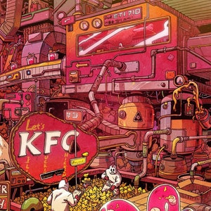 KFC Mad World kruissteek patroon pdf formaat