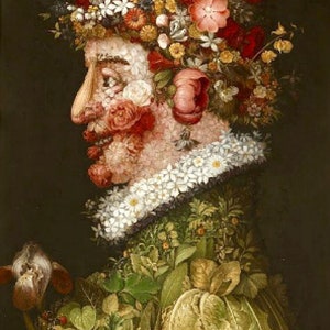 Arcimboldo's Spring cross stitch patroon pdf-formaat