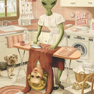 Alien Ironing kruissteek patroon pdf-formaat