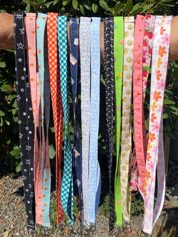 Handmade Breakaway Lanyard: Teacher, Paraprofessional, Nurse Cotton Lanyard
