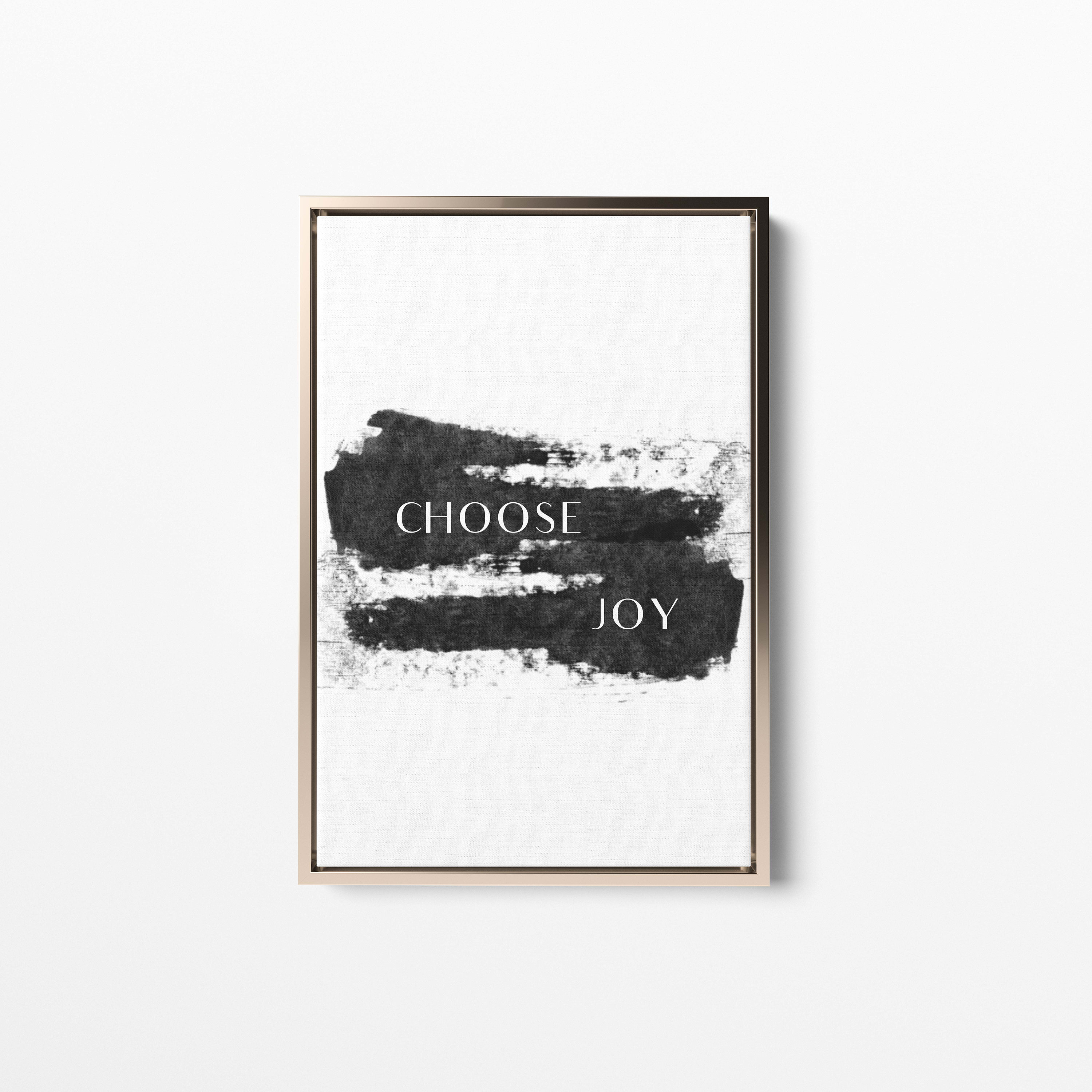 Choose joy printable wall art watercolor print inspirational Etsy