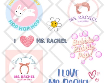 Ms. Rachel Sticker Bundle