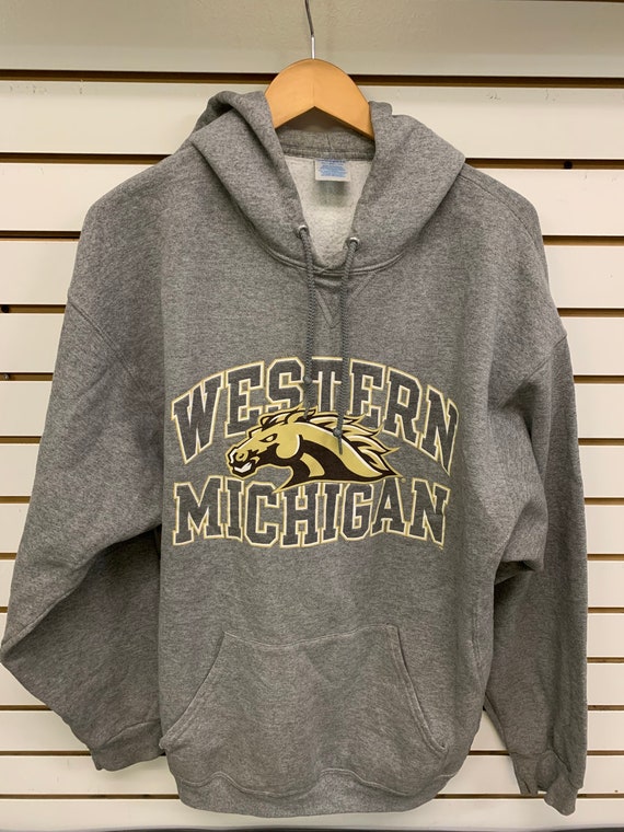 Vintage western Michigan hoodie size xl 1990s 1980