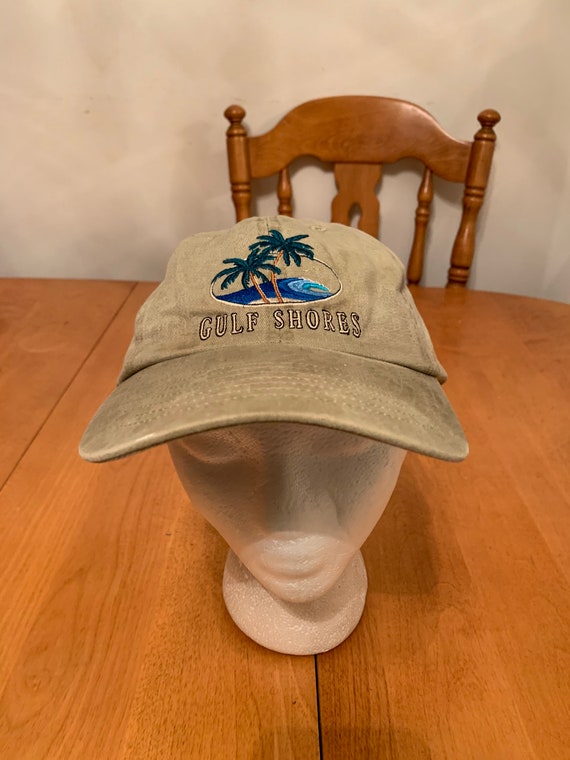 Vintage gulf shores Trucker Snapback hat 1990s 80s