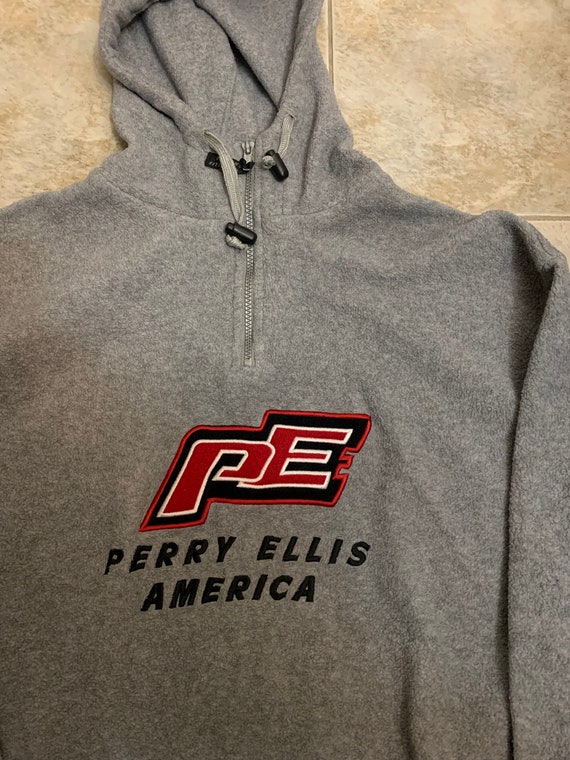 Vintage perry Ellis America hoodie Sweatshirt siz… - image 2