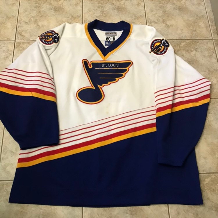 Rare Vintage NWOT Wayne Gretzky Large St. Louis Blues Jersey style Shirt