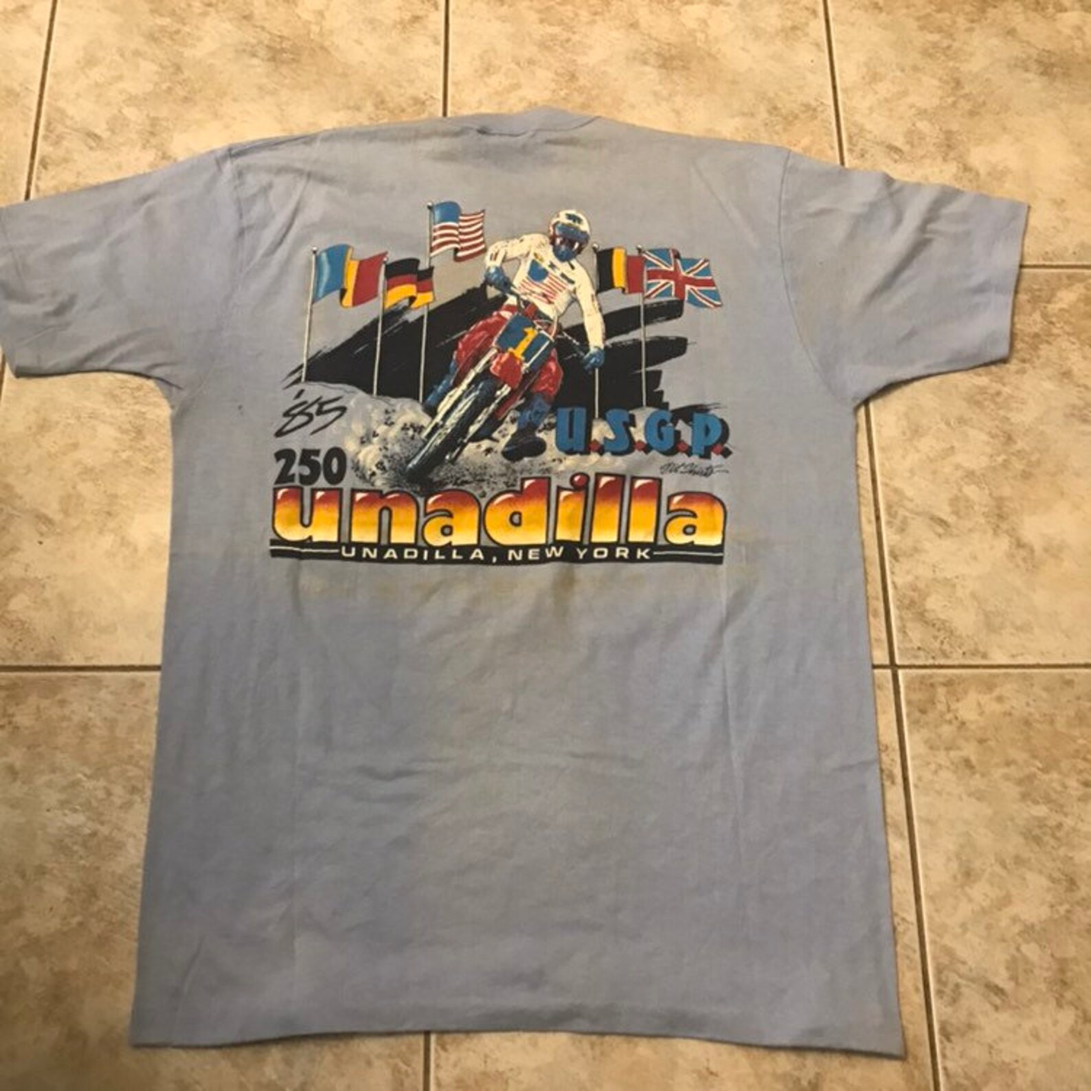 Vintage USGP unadilla 250 T Shirt size xl motor cross 1980s Etsy