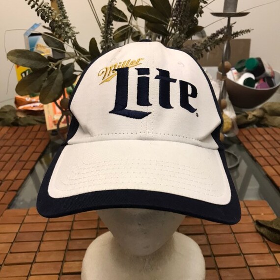Vintage Miller Lite Strapback Hat 